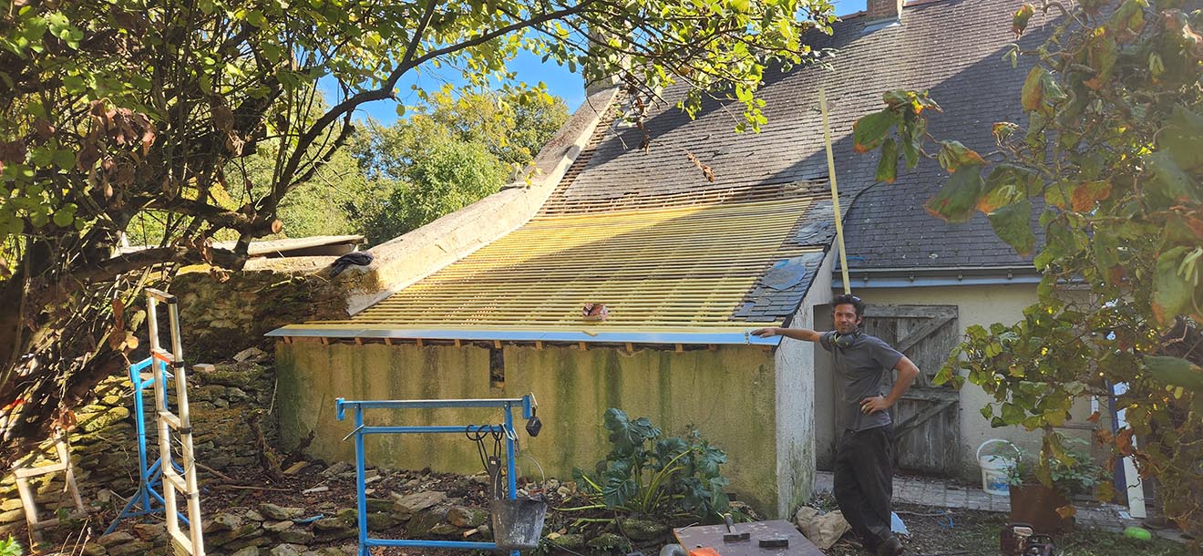 Réfection de couverture d’extension
